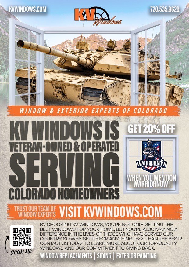 KV Windows offering a discount and serving veterans! 